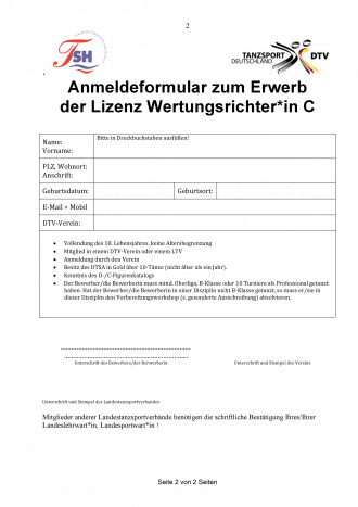 Flyer Wertungsrichter C inkl. Anmeldung 2